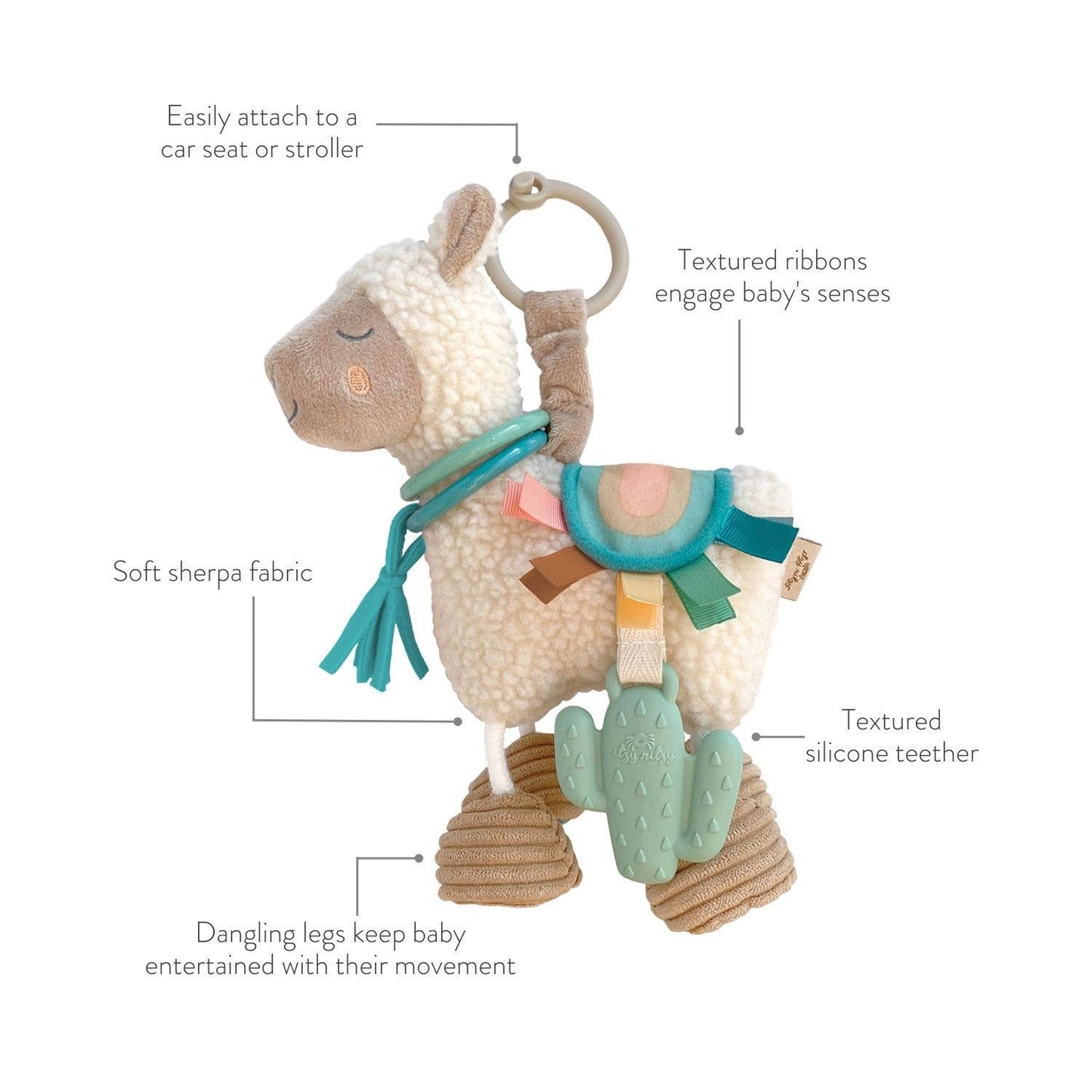 Link & Love™ Activity Plush with Teether - Unicorn