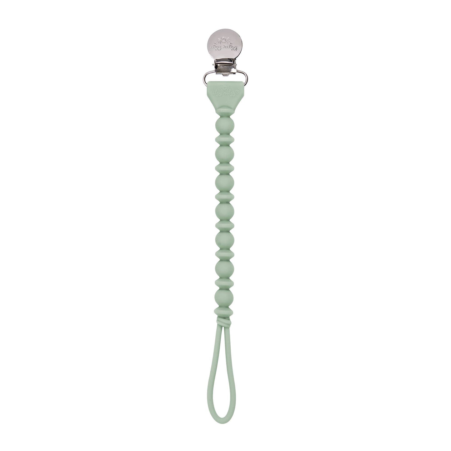 Sweetie Strap™ Silicone Pacifier Clip - Toast