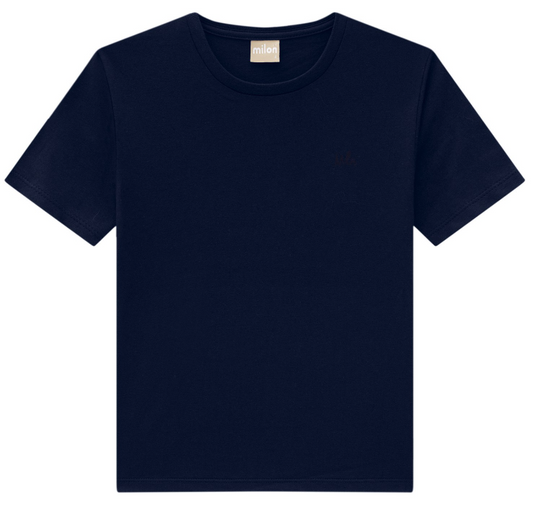 Boy's Jersey T-Shirt - Navy Blue