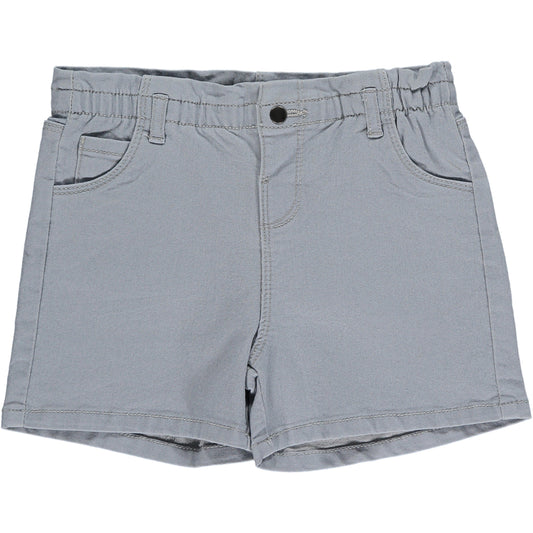 Kinsley Denim Shorts - Blue Grey