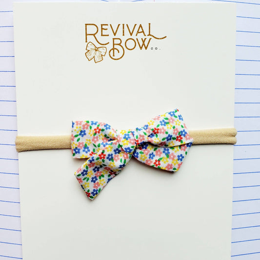 Baby Bow - Colorful Floral, Headband