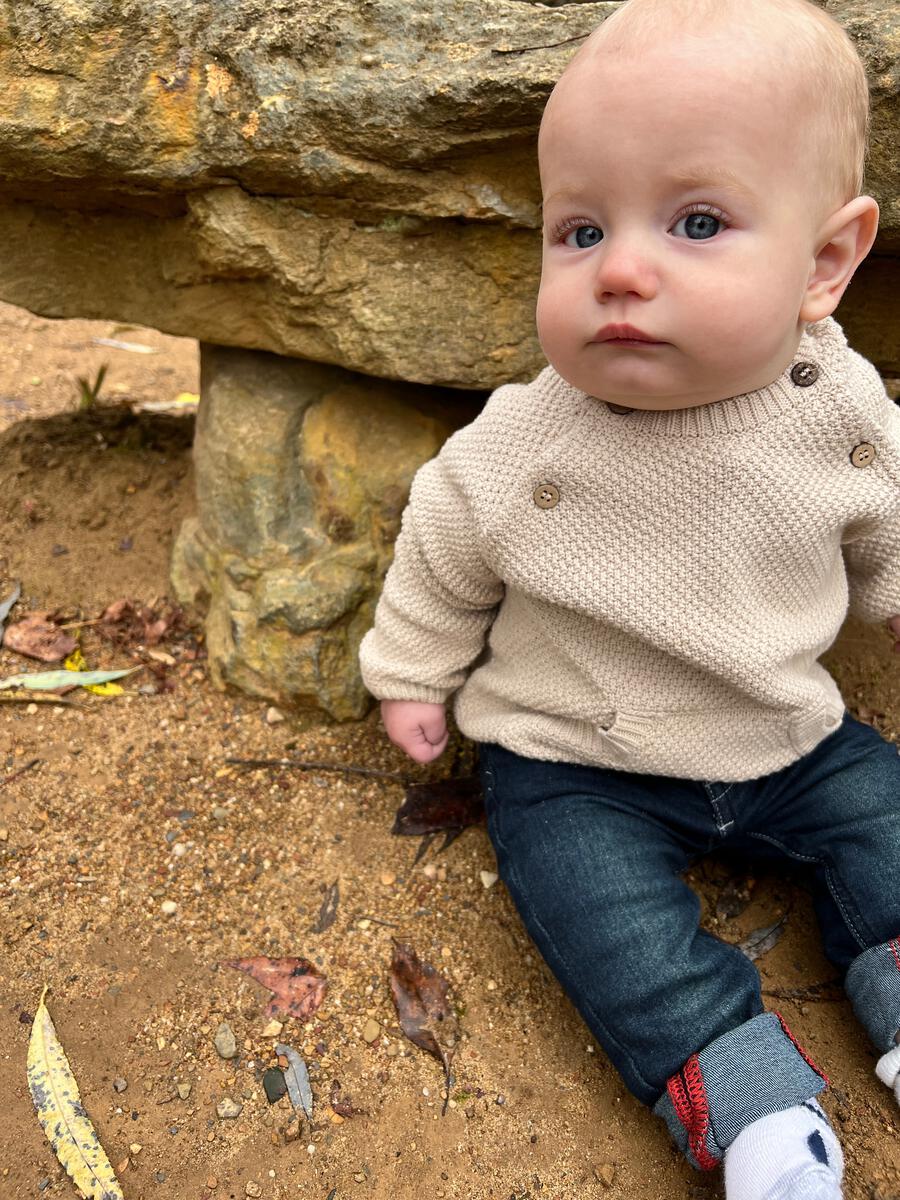 MORRISON baby sweater - Beige