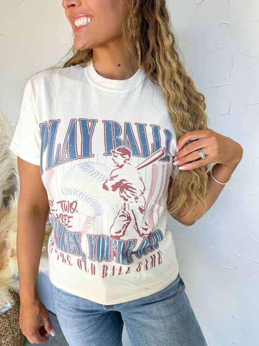 Adult Tee - Vintage Old Ball Game