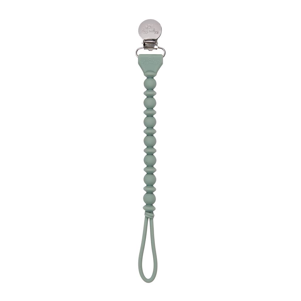 Sweetie Strap™ Silicone Pacifier Clip - Toast