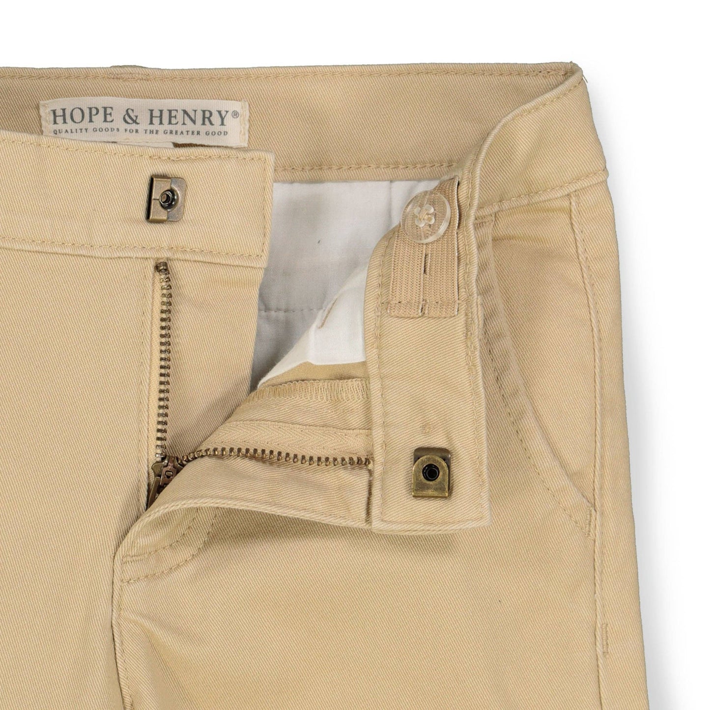 Skinny Organic Twill Chino - Stretch Khaki