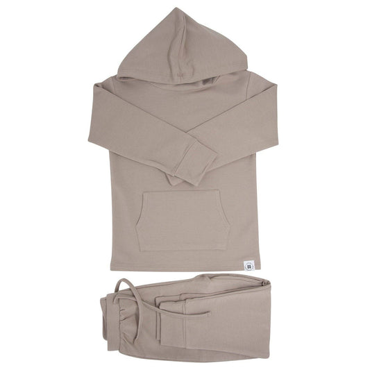 Hooded Jogger Set - Just Taupe