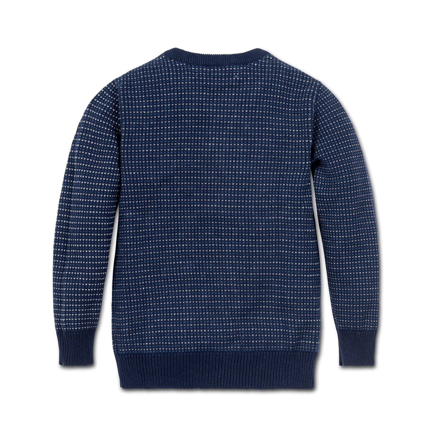 Sweater Henley with Zipper - Navy Birds Eye