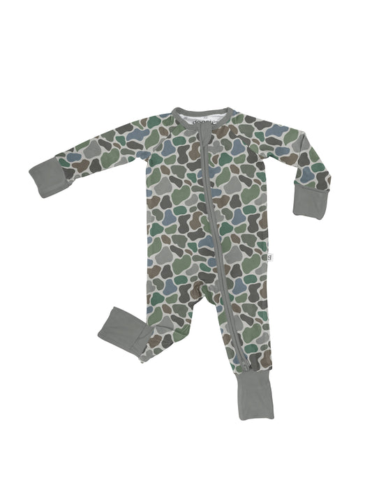 Zip Convertible Pajama - Camo