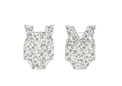 Bamboo Bubble Romper - Vintage Floral