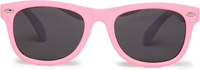 Kids Flexible Wire Sunglasses - Pink/Purple