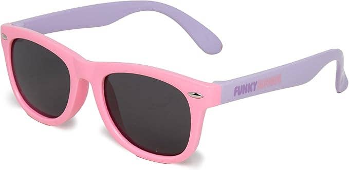 Kids Flexible Wire Sunglasses - Pink/Purple