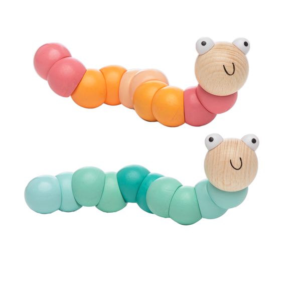 Wooden Twisty Worms