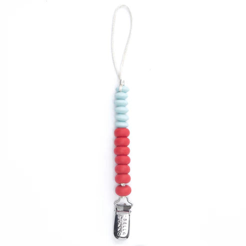 Cherry Duo Pacifier Clip