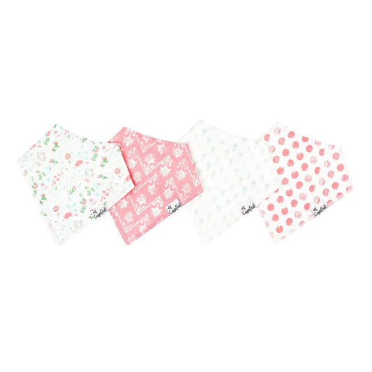 Claire Baby Bandana Bib Set (4-pack)