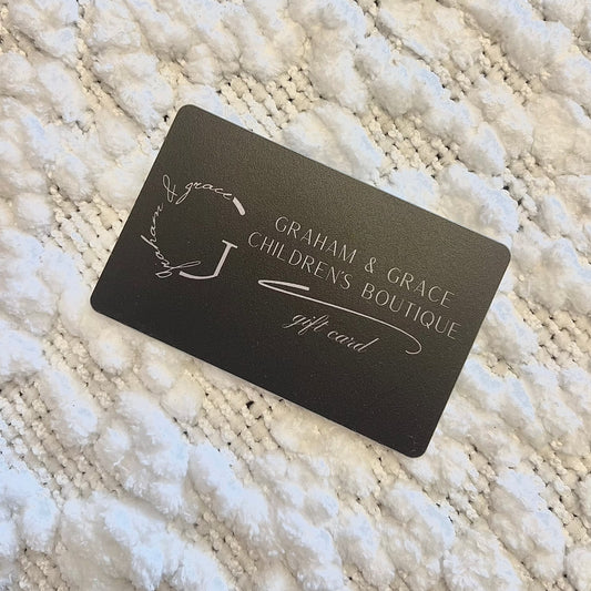 Graham & Grace Physical Gift Card