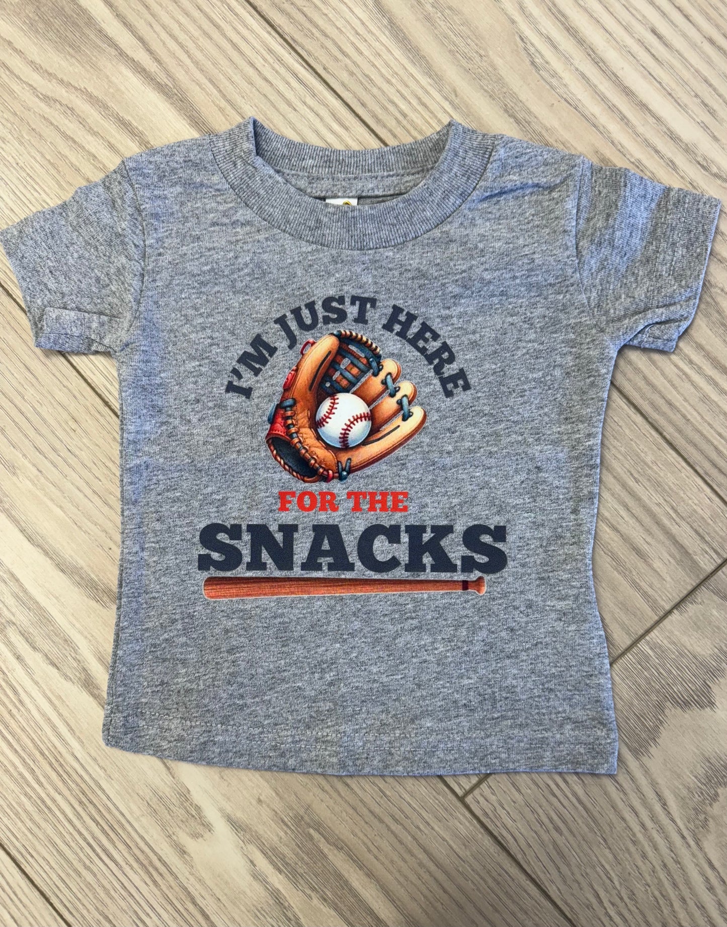 Graphic Shirt - Here for the Snacks