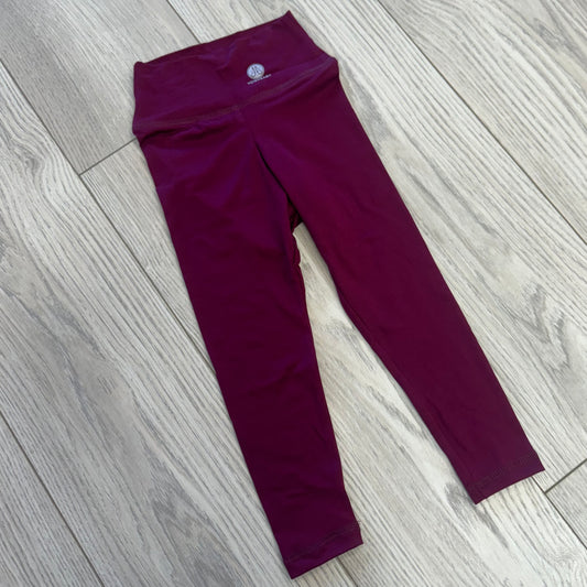 Yoga Leggings - Maroon