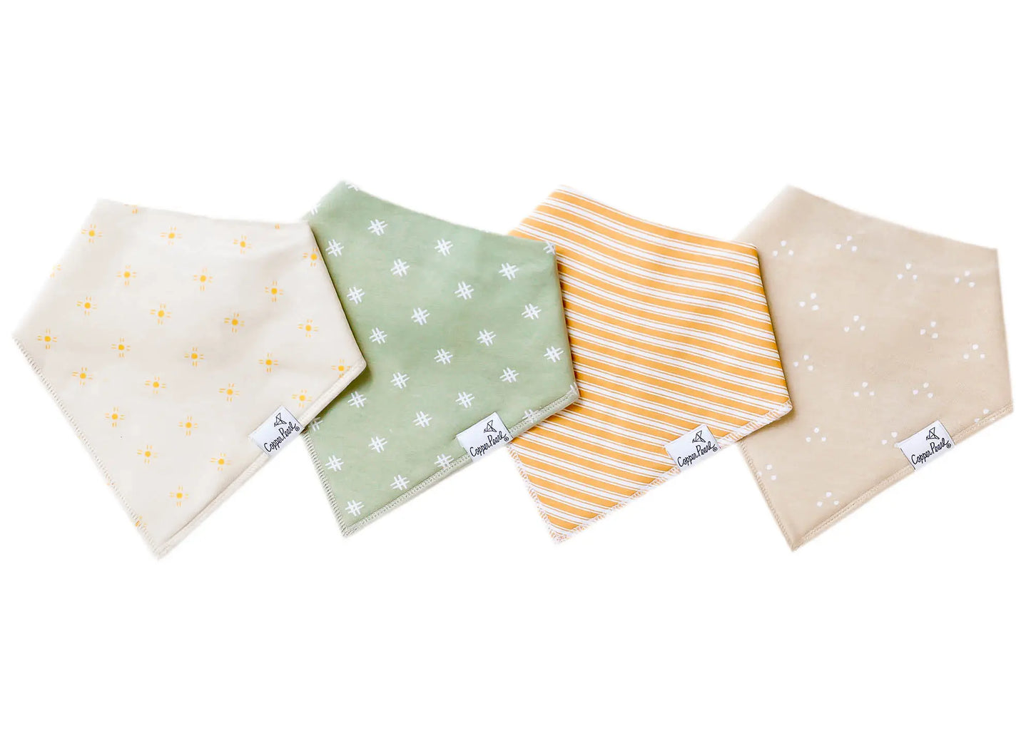 Santa Fe Baby Bandana Bib Set (4-pack)