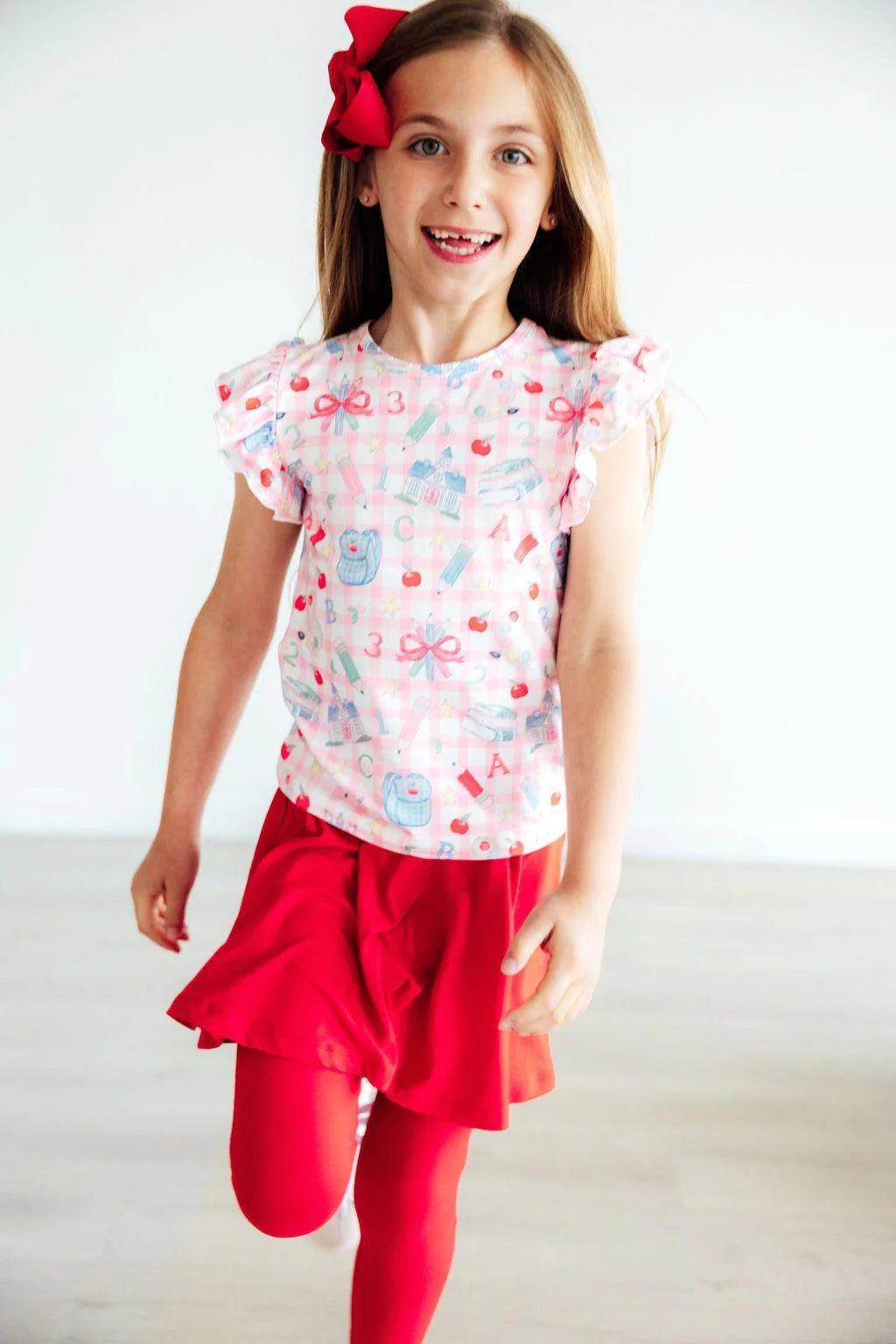 Ruffle Tee - School Days