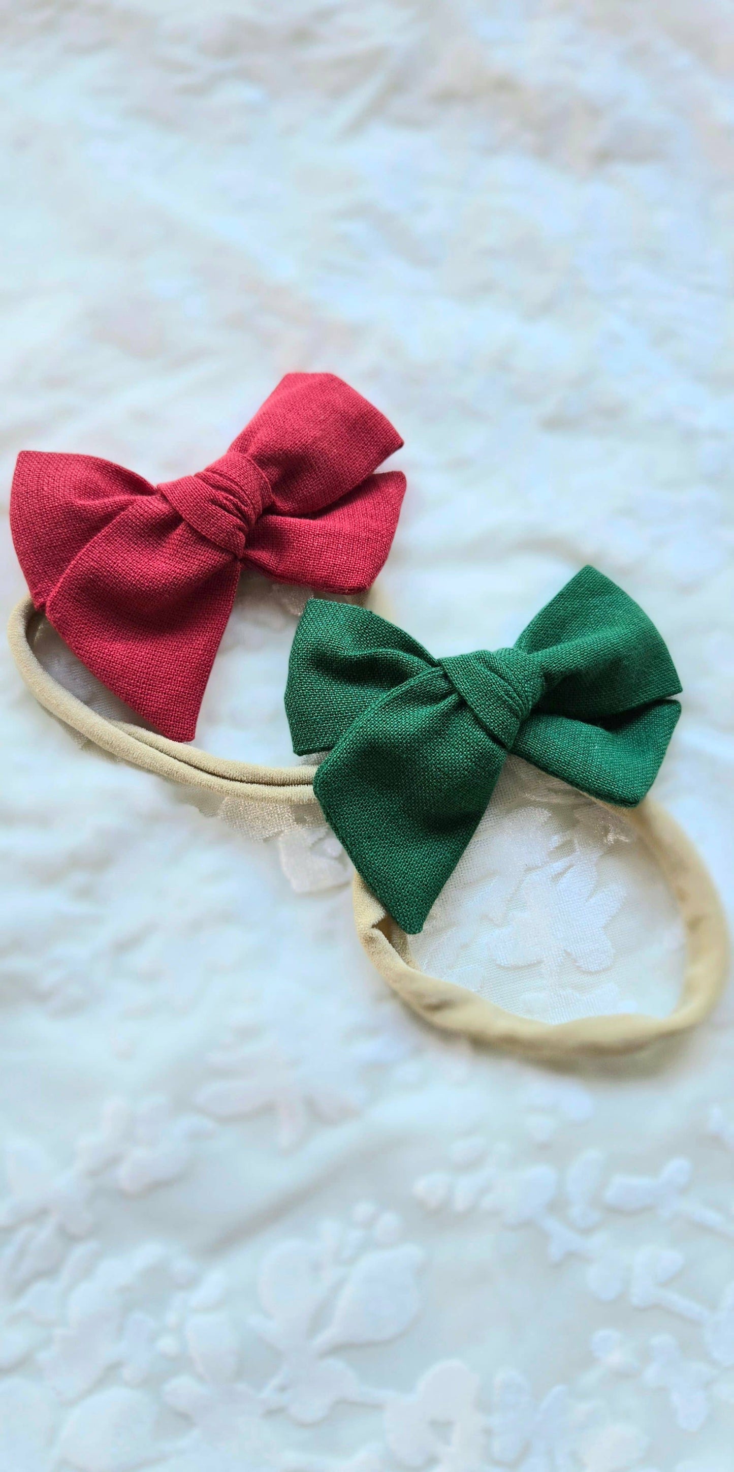 Small Bow - Evergreen, Headband