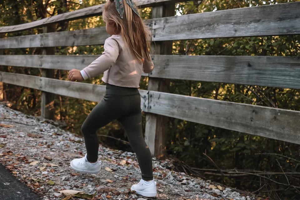 Long Sleeve Cropped Top - Sand