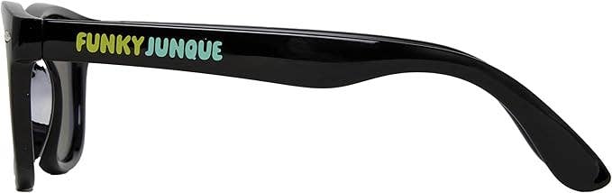 Kids Flexible Wire Sunglasses - Black/Green