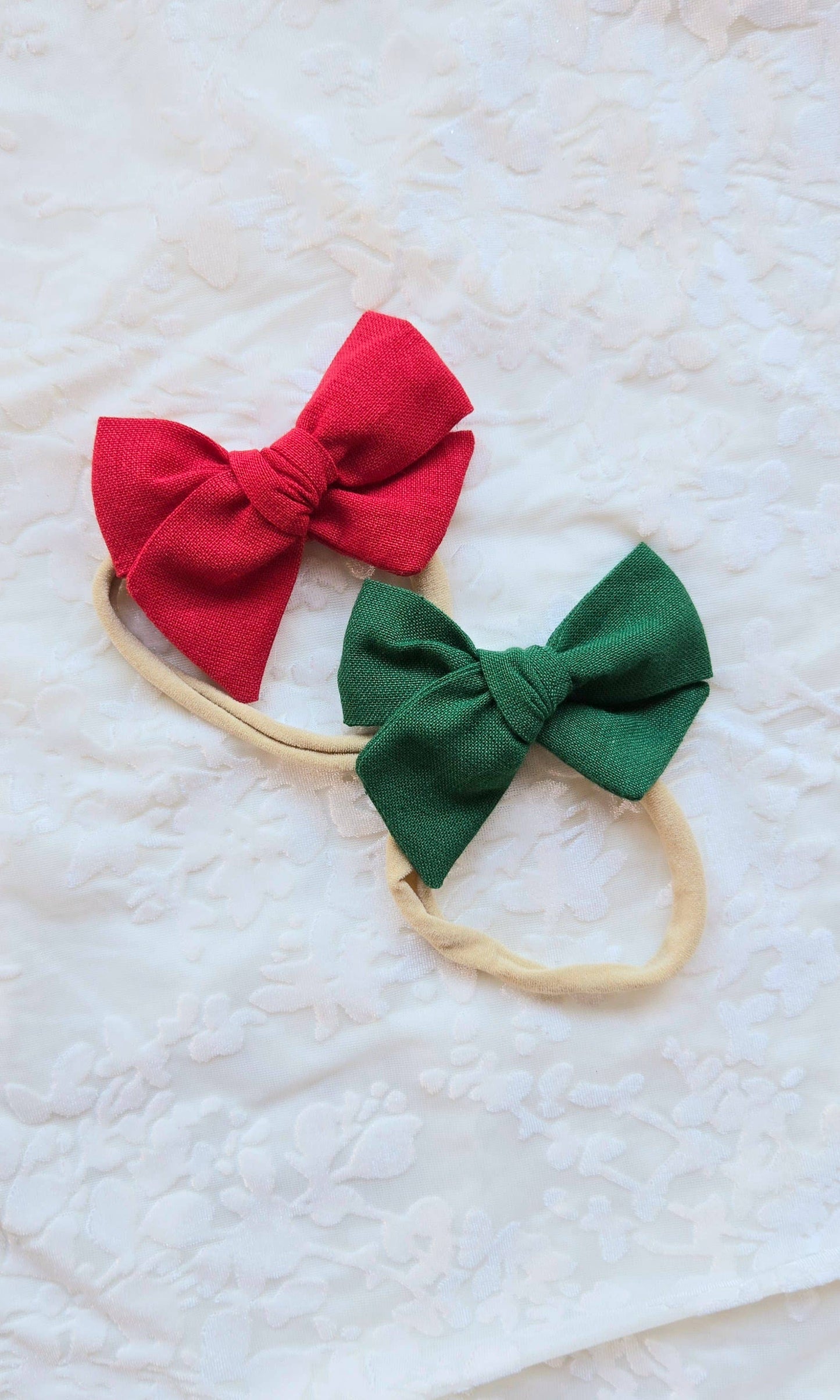 Small Bow - Evergreen, Headband